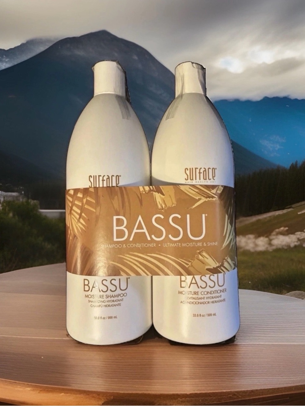 SURFACE Bassu Moisture Shampoo & Conditioner DUO Set 33.8 fl oz ~ NEW! $160 MSRP